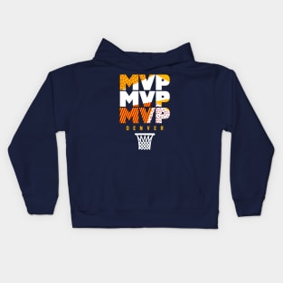 3 Time MVP Denver Basketball Kids Hoodie